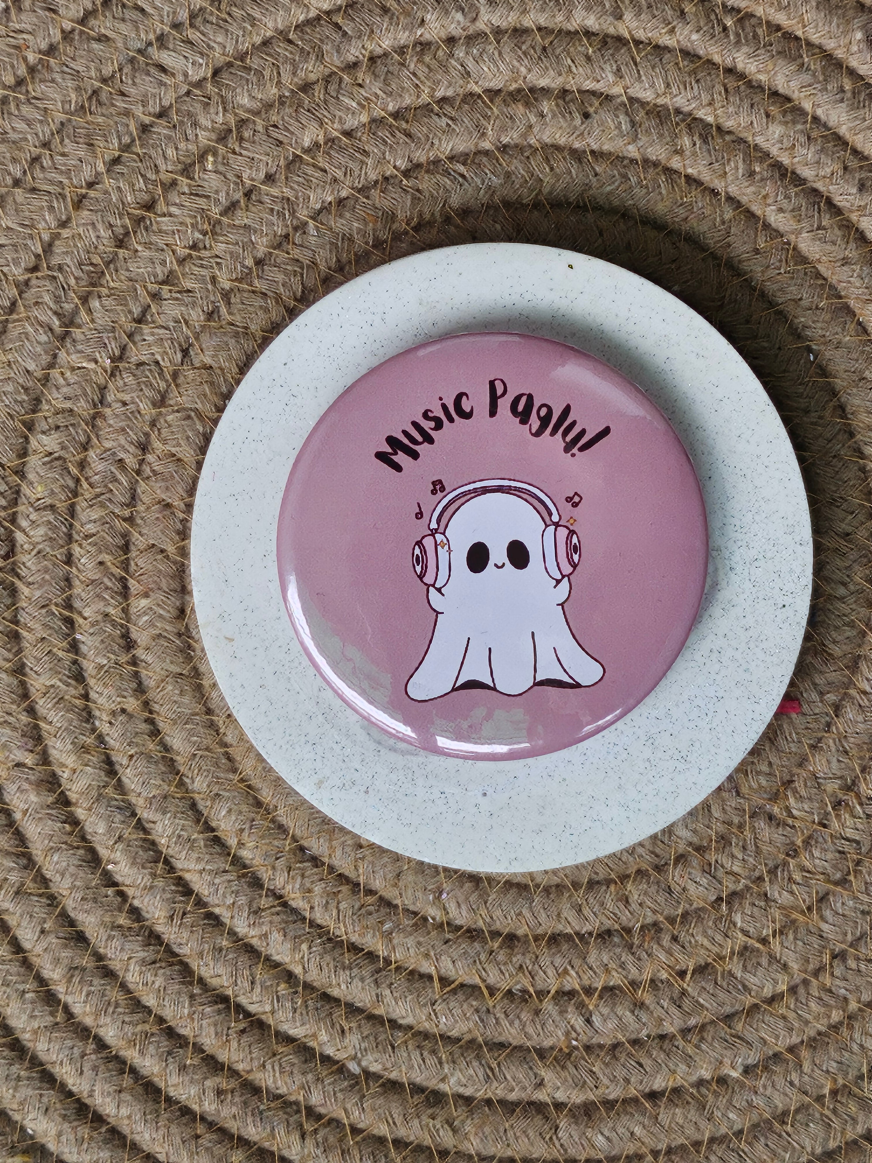 Round Pin Badges - Music Paglu