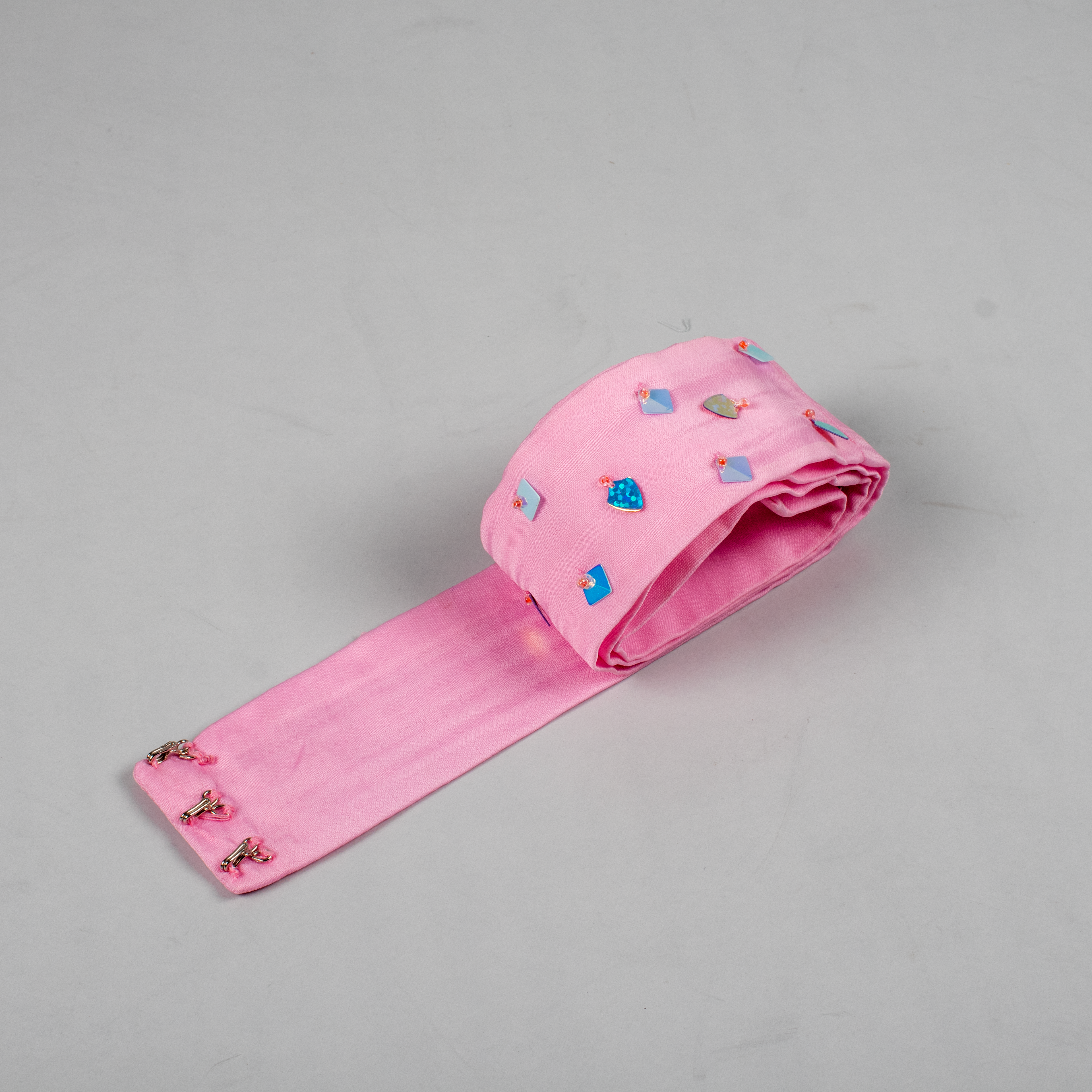 Blush Embroidered Belt