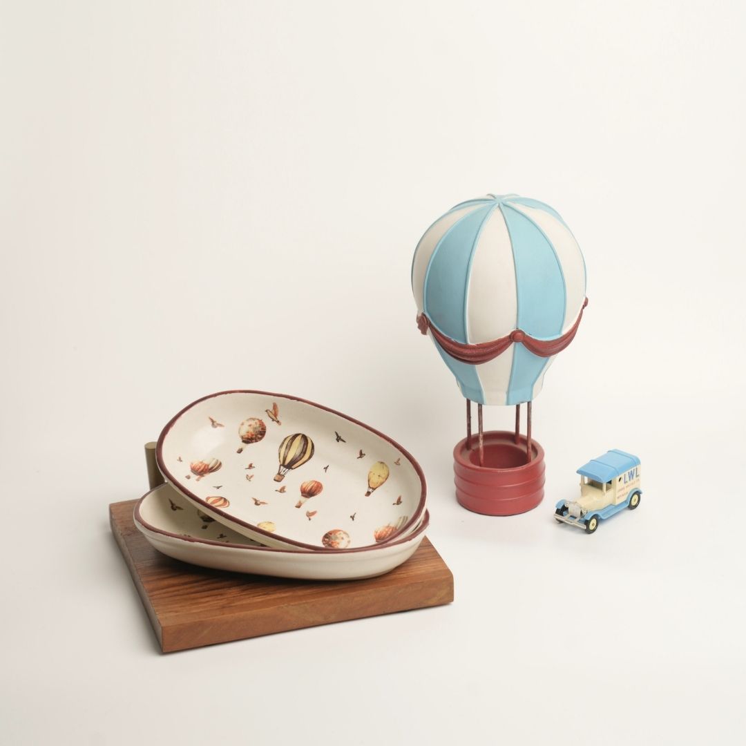 Oval cocktail tray | Offwhite
