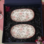 Dreamy floral teaplates