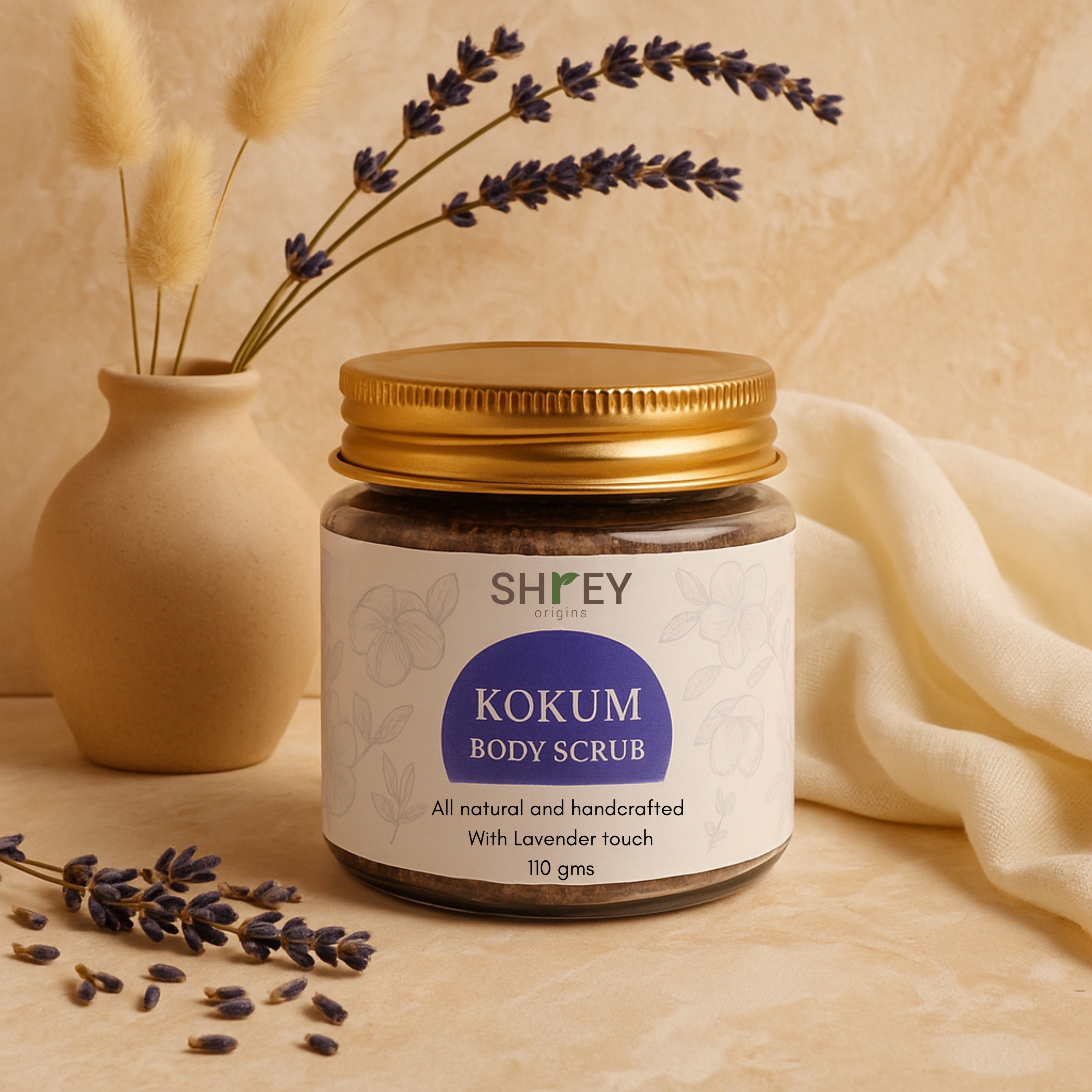 Kokum Body Scrub with Lavender Touch