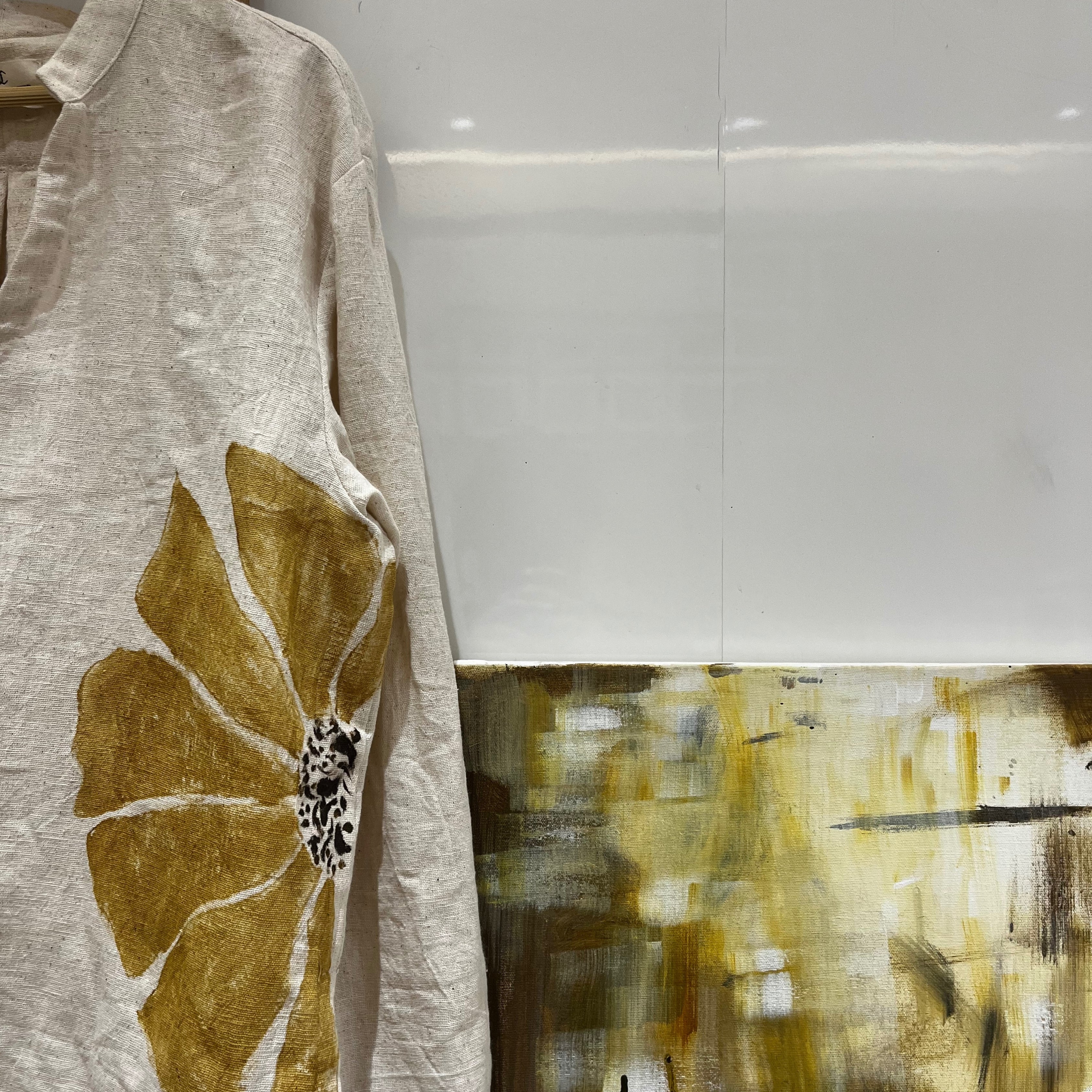 Organic cotton Handpainted kurta