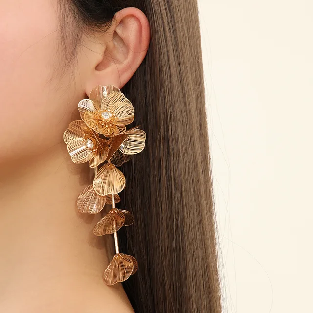 Blossom Cascade Statement Earrings