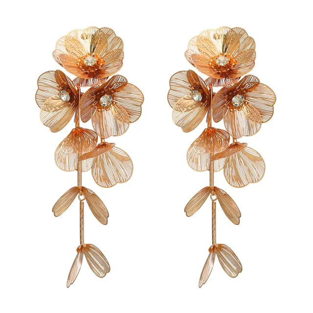 Blossom Cascade Statement Earrings
