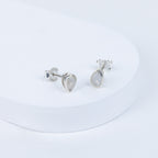 Moonstone Exquisite Teardrop Earrings in 92.5 Sterling Silver