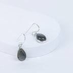 Laborodite Teardrop Danglings in 92.5 Sterling Silver