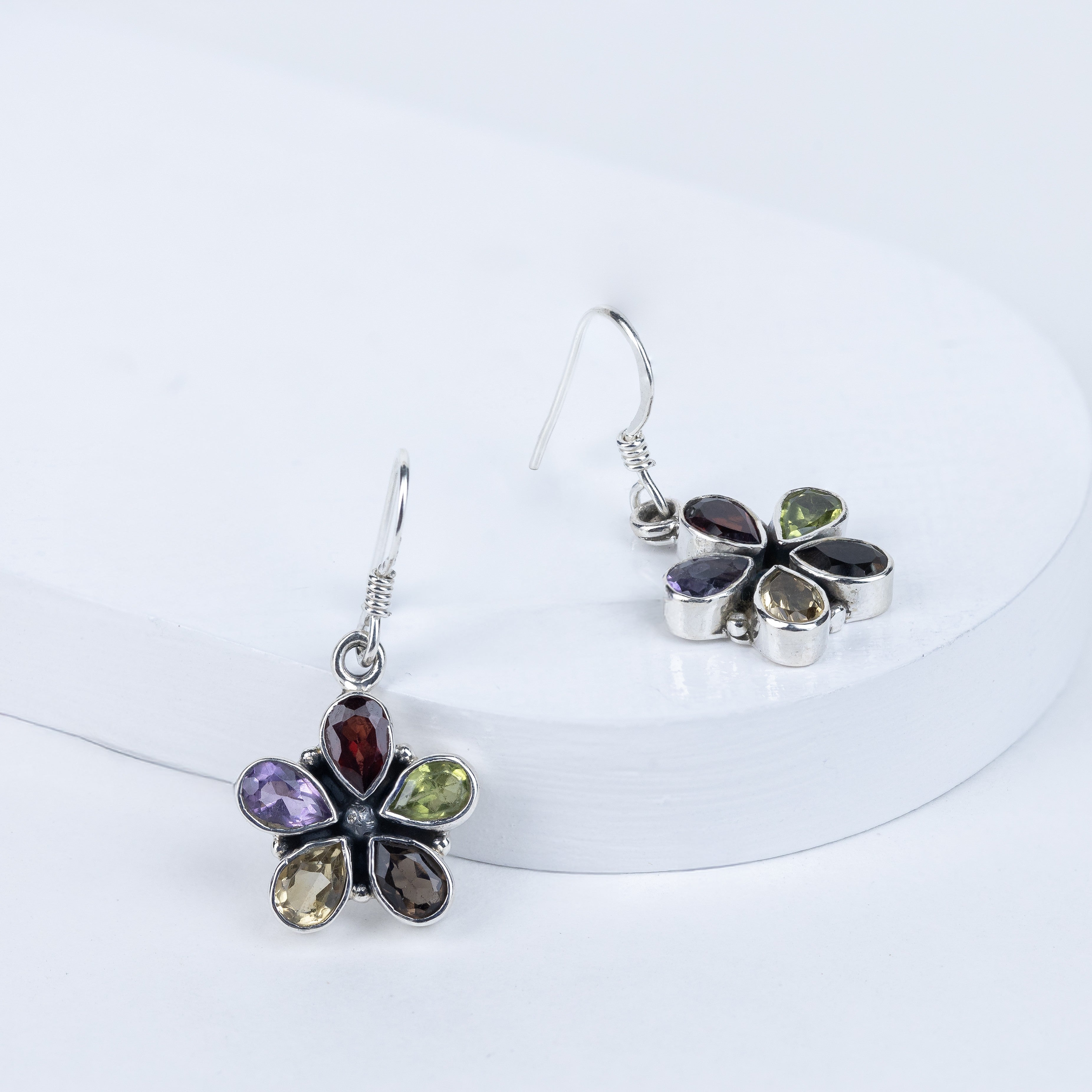 BTS Crystal Fusion Earrings in 92.5 Sterling Silver