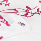 Amethyst Ellipse Pendant in 92.5 Sterling Silver