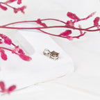 Smokey Quartz Ellipse Pendant in 92.5 Sterling Silver