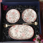 Dreamy floral teaplates