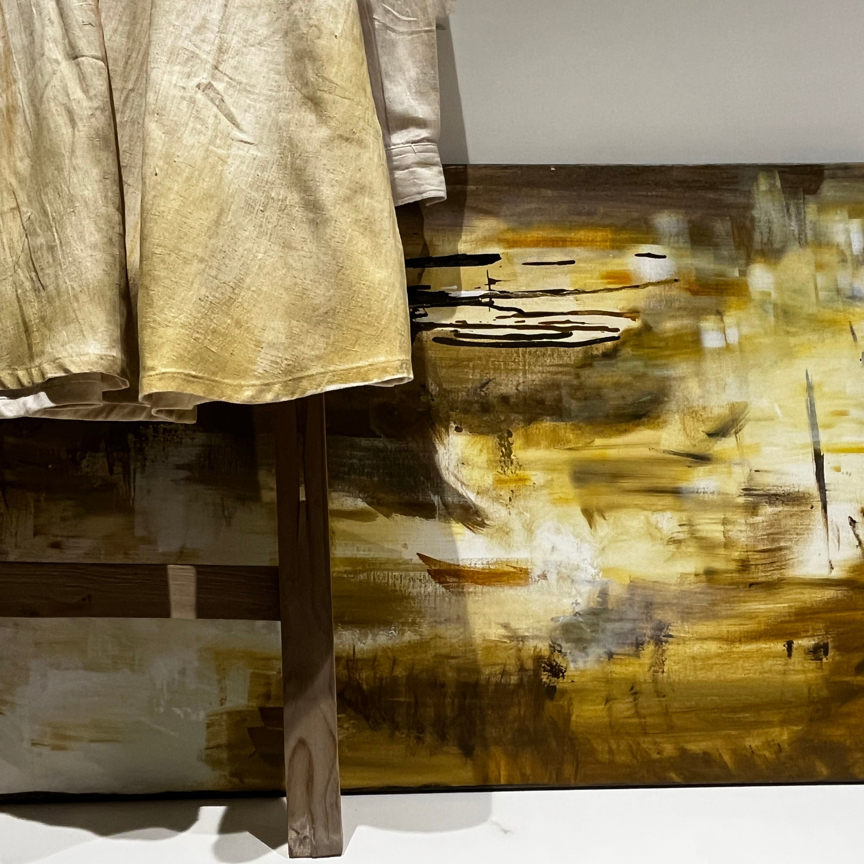 Organic cotton Handpainted shirt dress