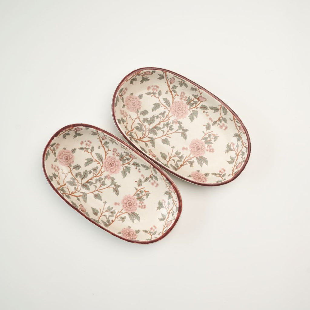 Oval cocktail tray | Peony