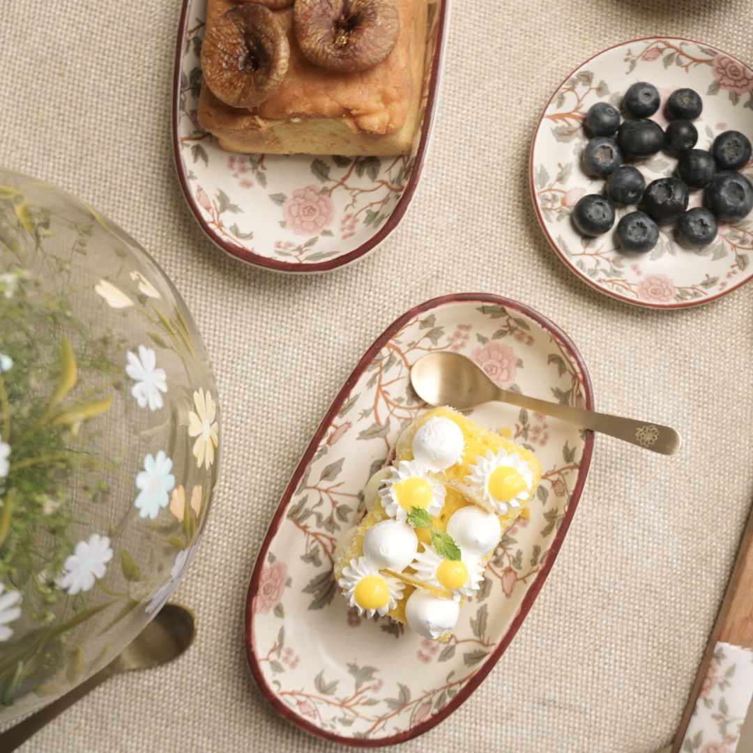 Oval cocktail tray | Peony