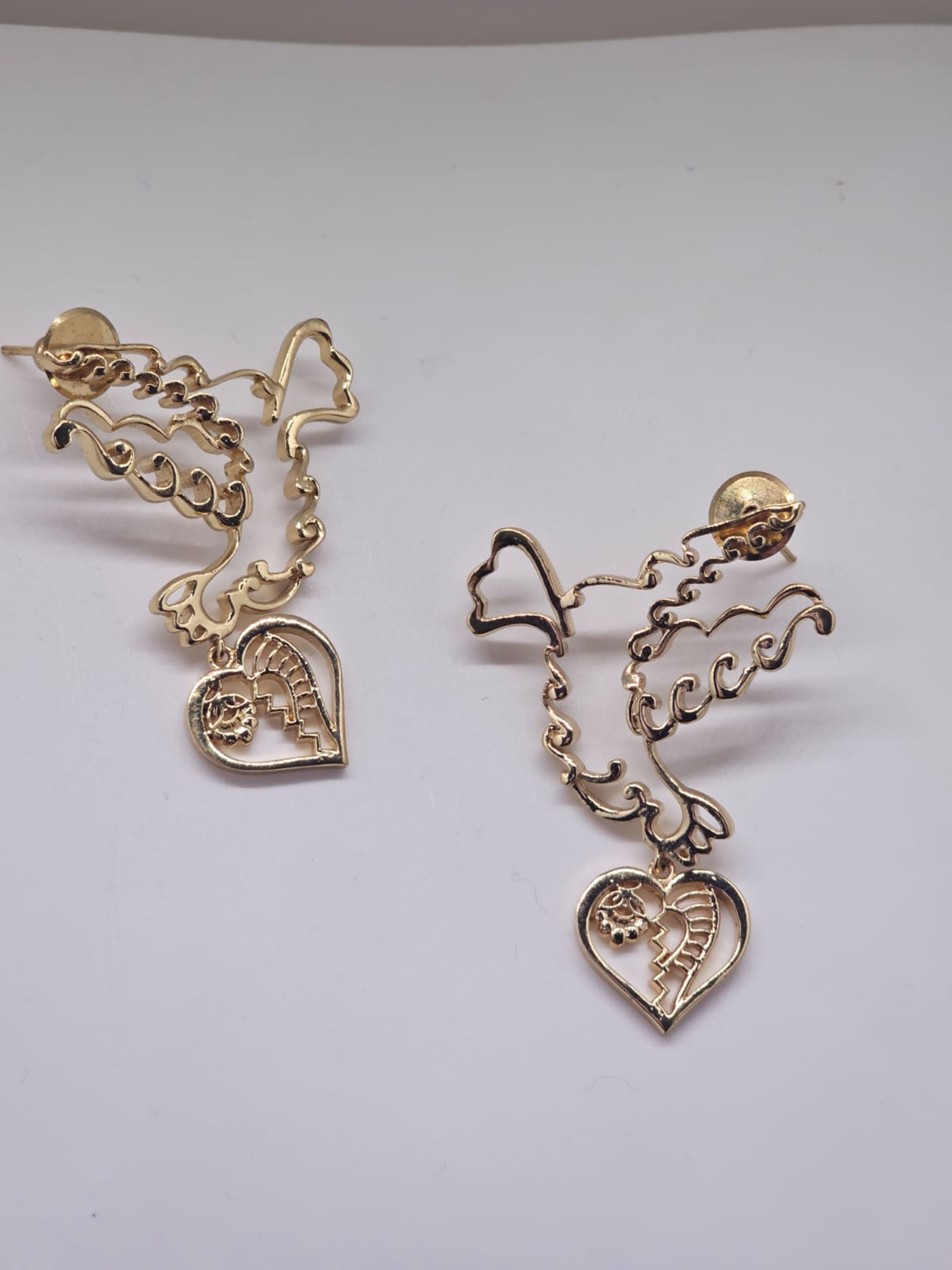 HEART HANDLE EARRINGS