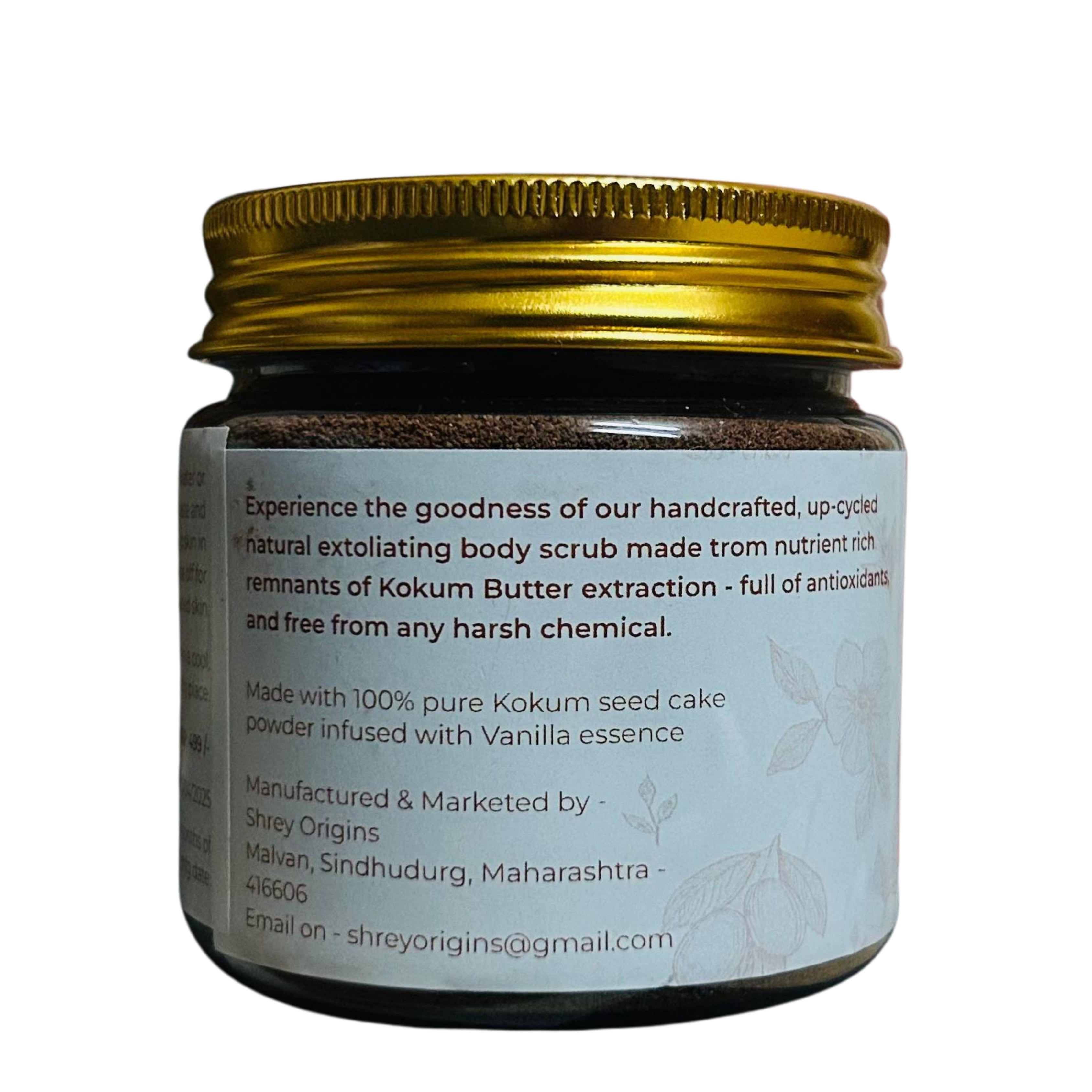 Kokum Body Scrub with Vanilla Touch
