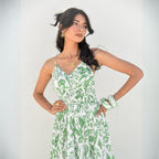 Verdant Whisper – Maxi Dress