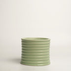 Stoneware Candle | 450g | Green | 3 wick