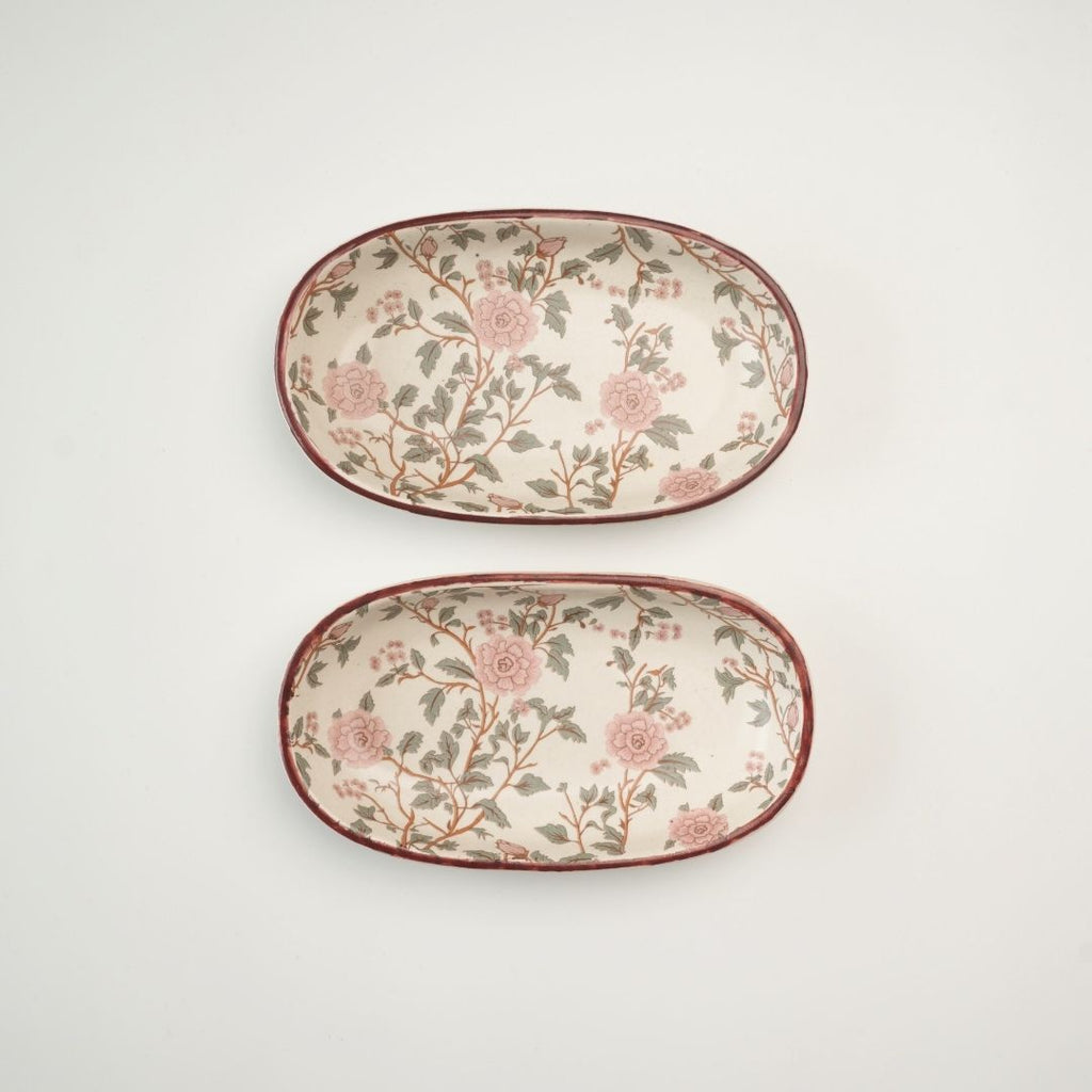 Oval cocktail tray | Peony