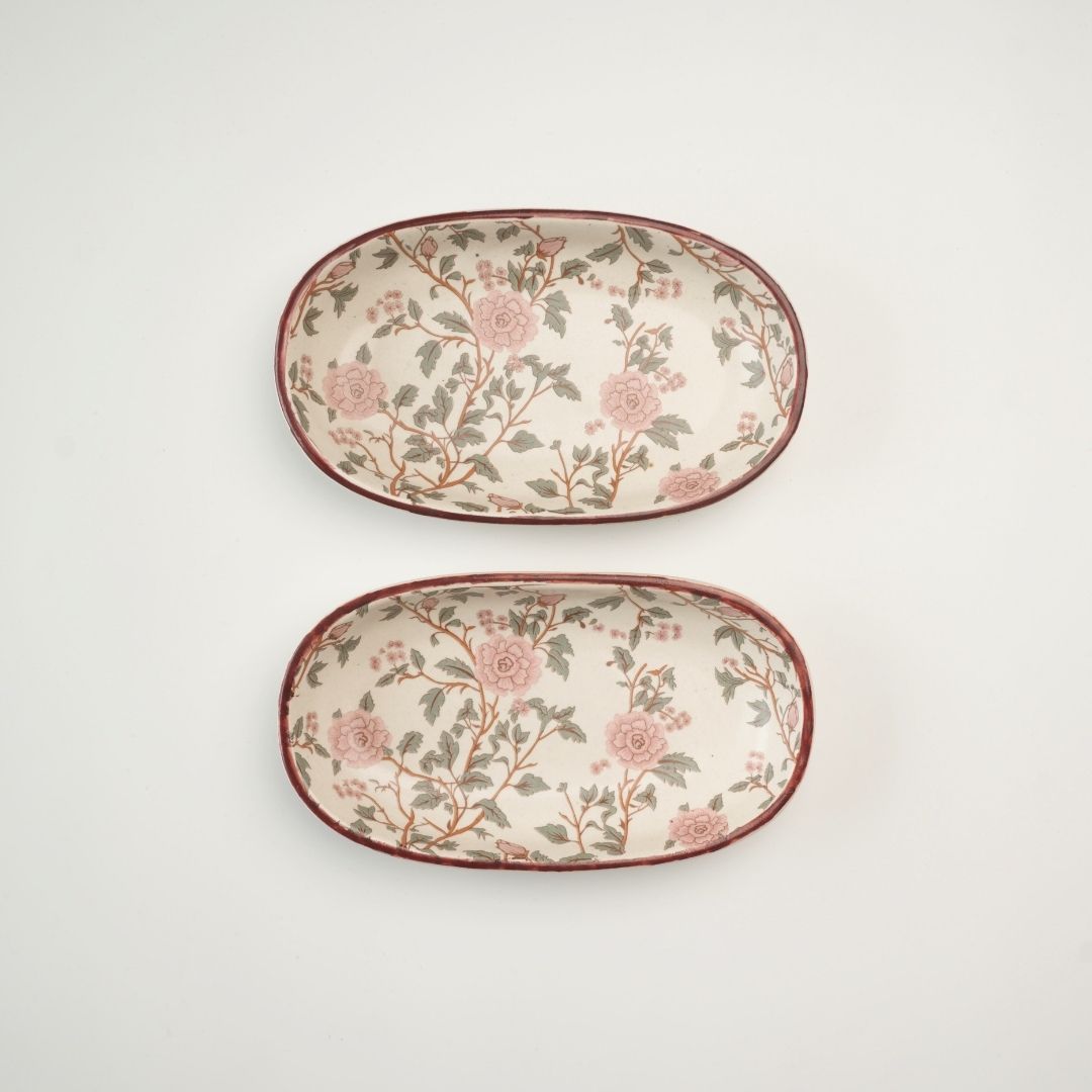 Oval cocktail tray | Peony