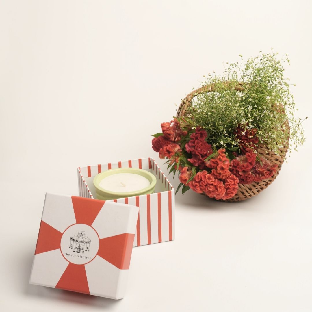 Soy wax candle | Green | 220g