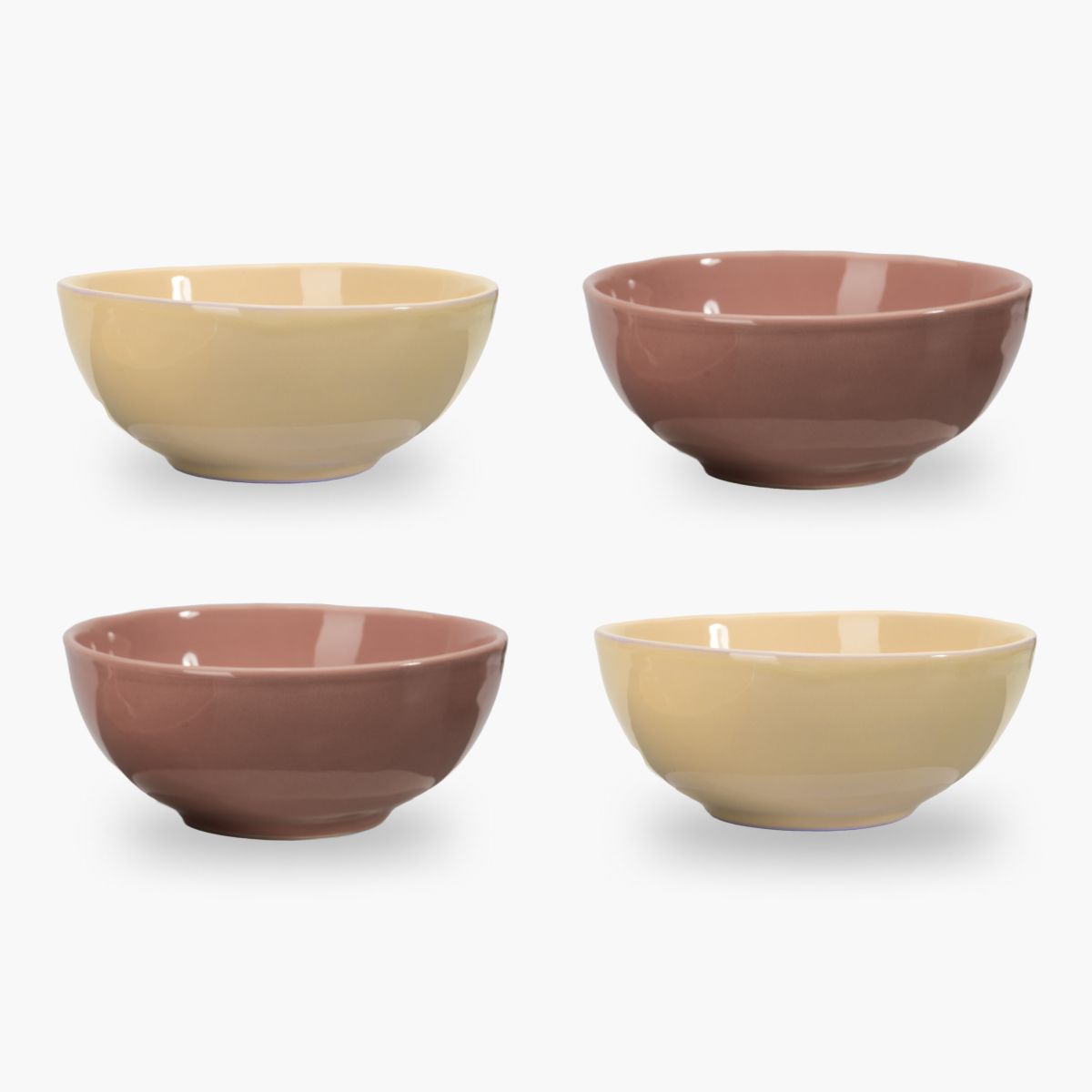 Abha Bowl — Set of 2 & Vasu Bowl — Set of 2 — Combo