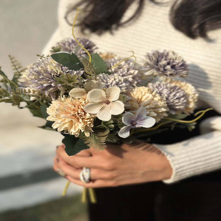 Ballum flower peach/ lavender