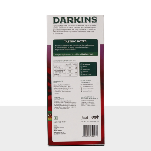 63% Dark Chocolate with Banarasi Paan