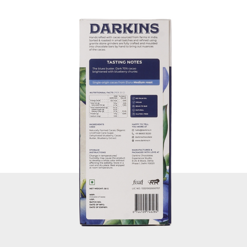 70% Dark Chocolate with Blueberry