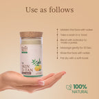 I'm Maatee Organic Skin D-Tan Face Wash Powder
Natural Exfoliating & Brightening Cleanser with Lemon + Neem