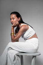 Dira Bangle Morning Dew Gold Tone - Set of 2