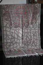 Madhubani Hand-Painted Natural Tussar Silk Dupatta