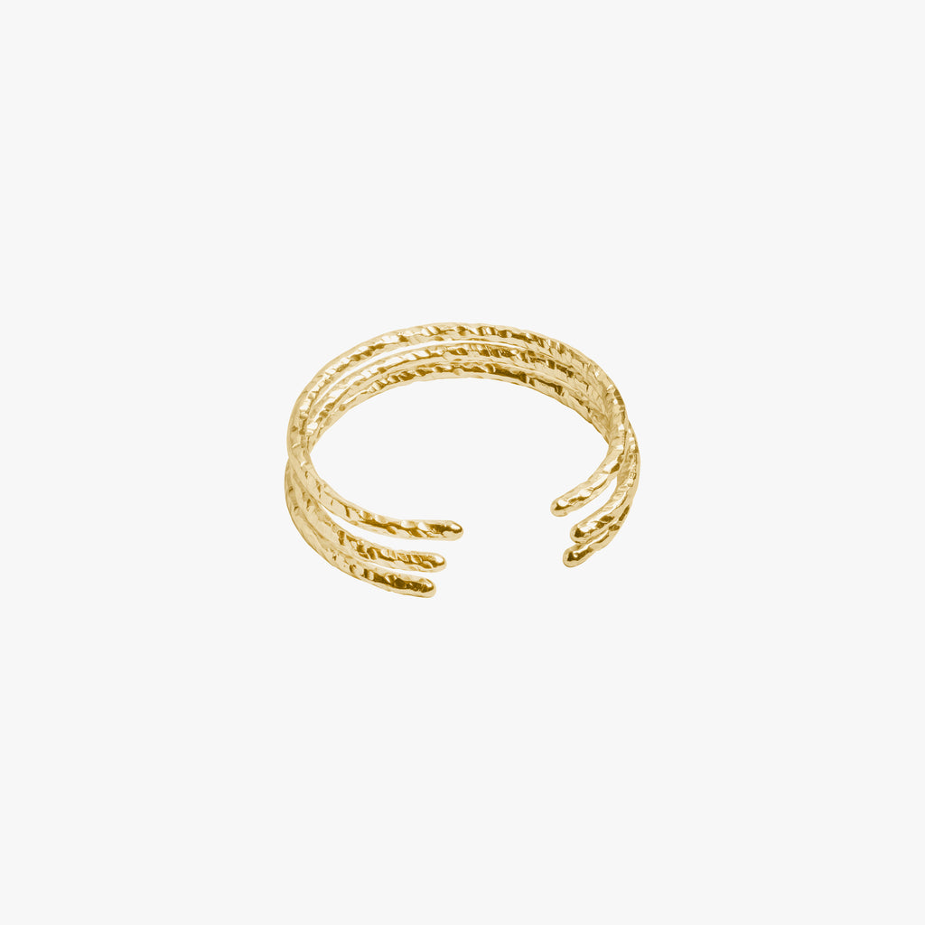Empress Bangle Plain - Gold Tone - Set of 3