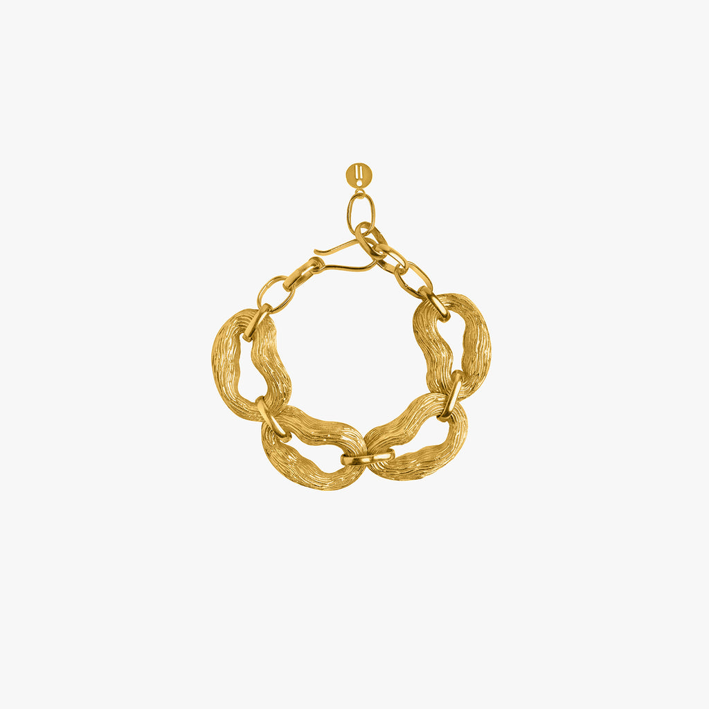 Sylvie Link Bracelet - Gold Tone