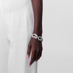 Sylvie Link Bracelet - Silver Tone