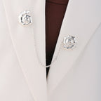 Knobbed Whelk Ring Silver Tone