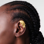 Cedar Ear Cuff - Gold Tone