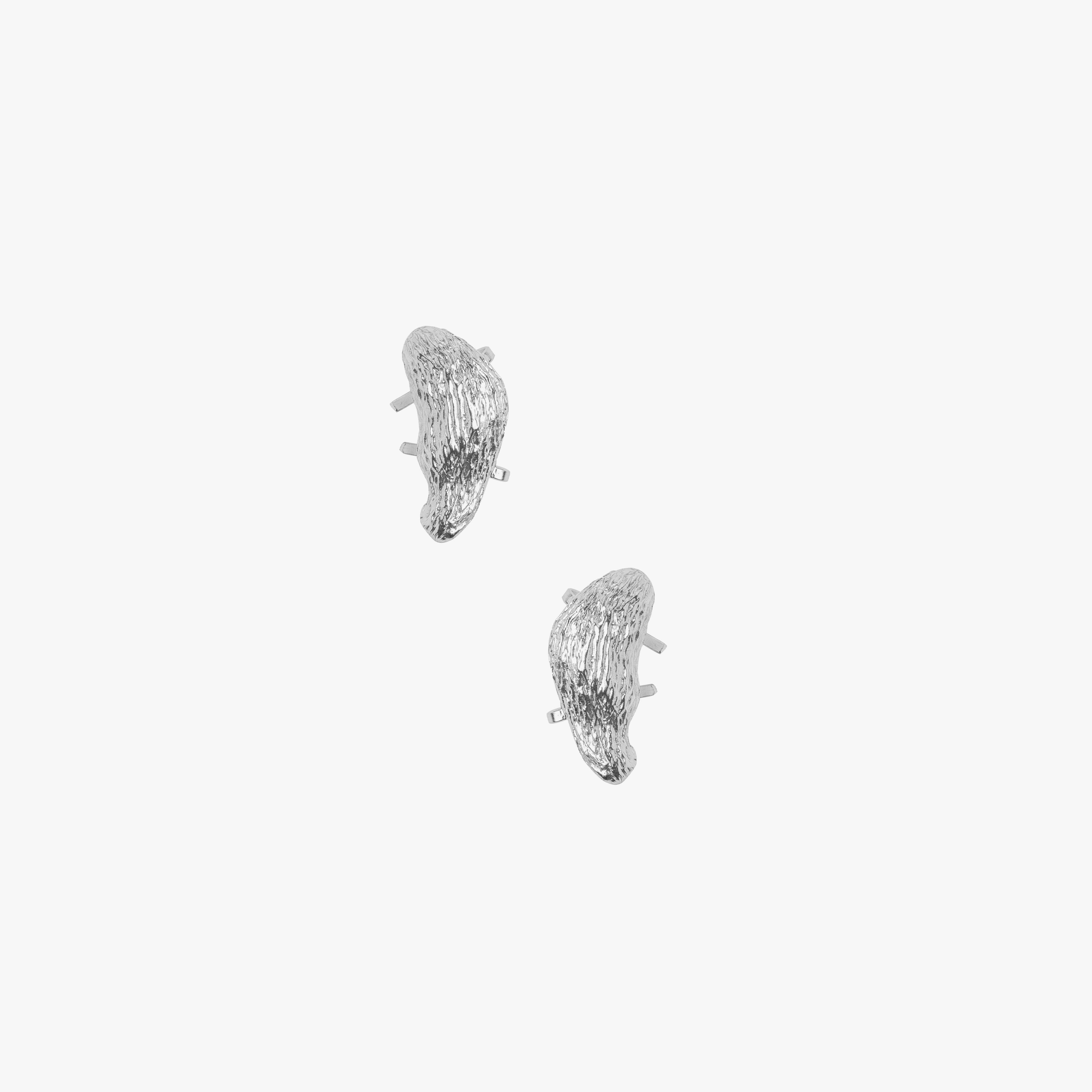 Cedar Ear Cuff - Silver Tone
