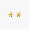 Sea Star Studs Gold Tone