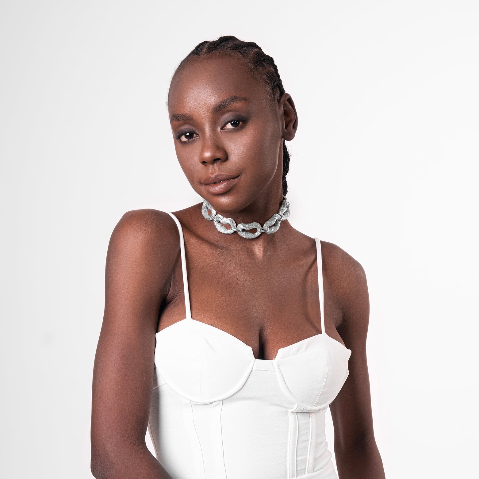 Sylvie Link Necklace - Silver Tone