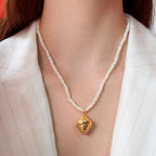 Tulip Shell Pearl Necklace