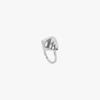 Tulip Shell Ring - Silver Tone