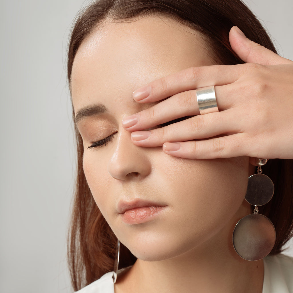 Classic Band Ring - Silver Tone