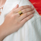 Classic Band Ring - Gold Tone