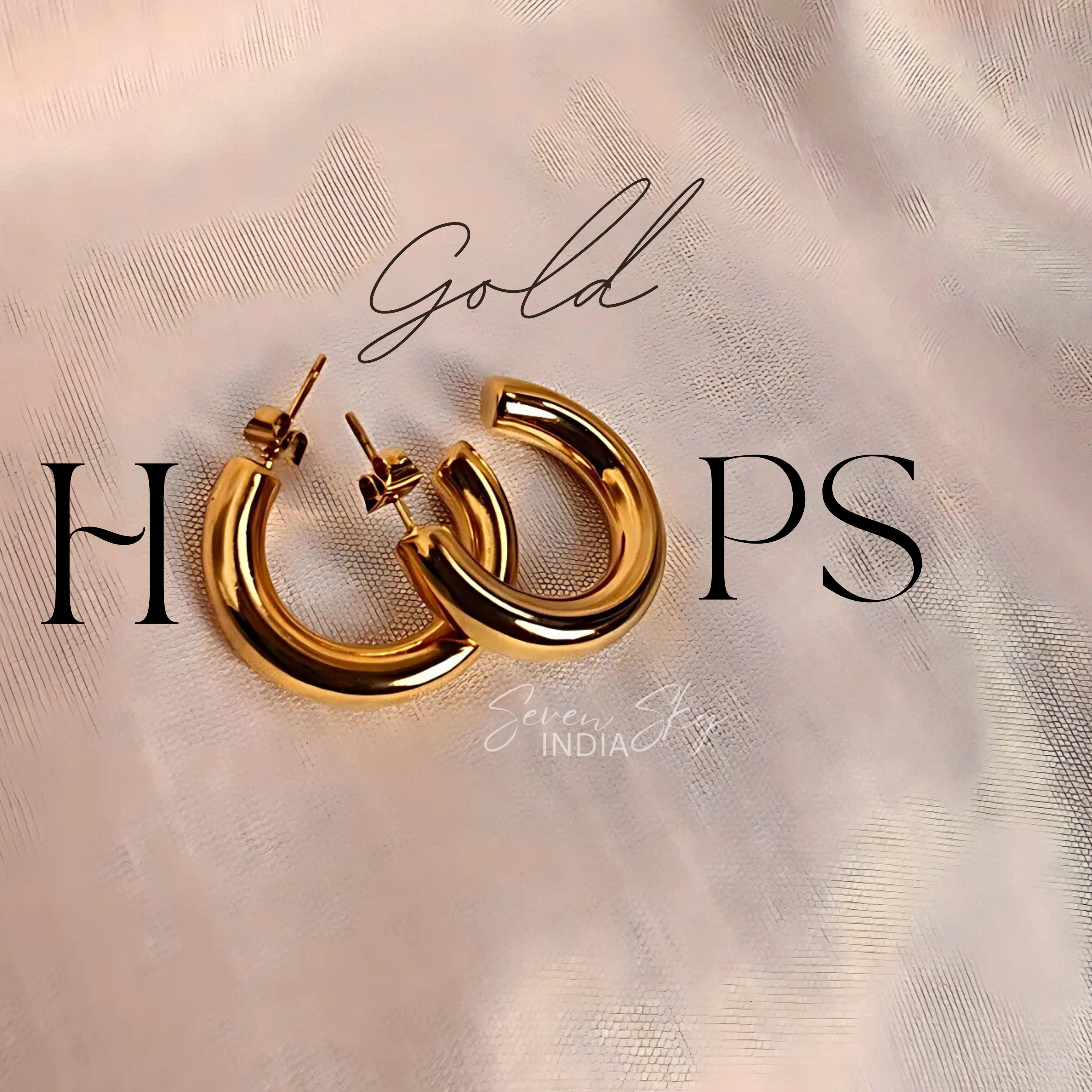 Gold Hoop Earrings