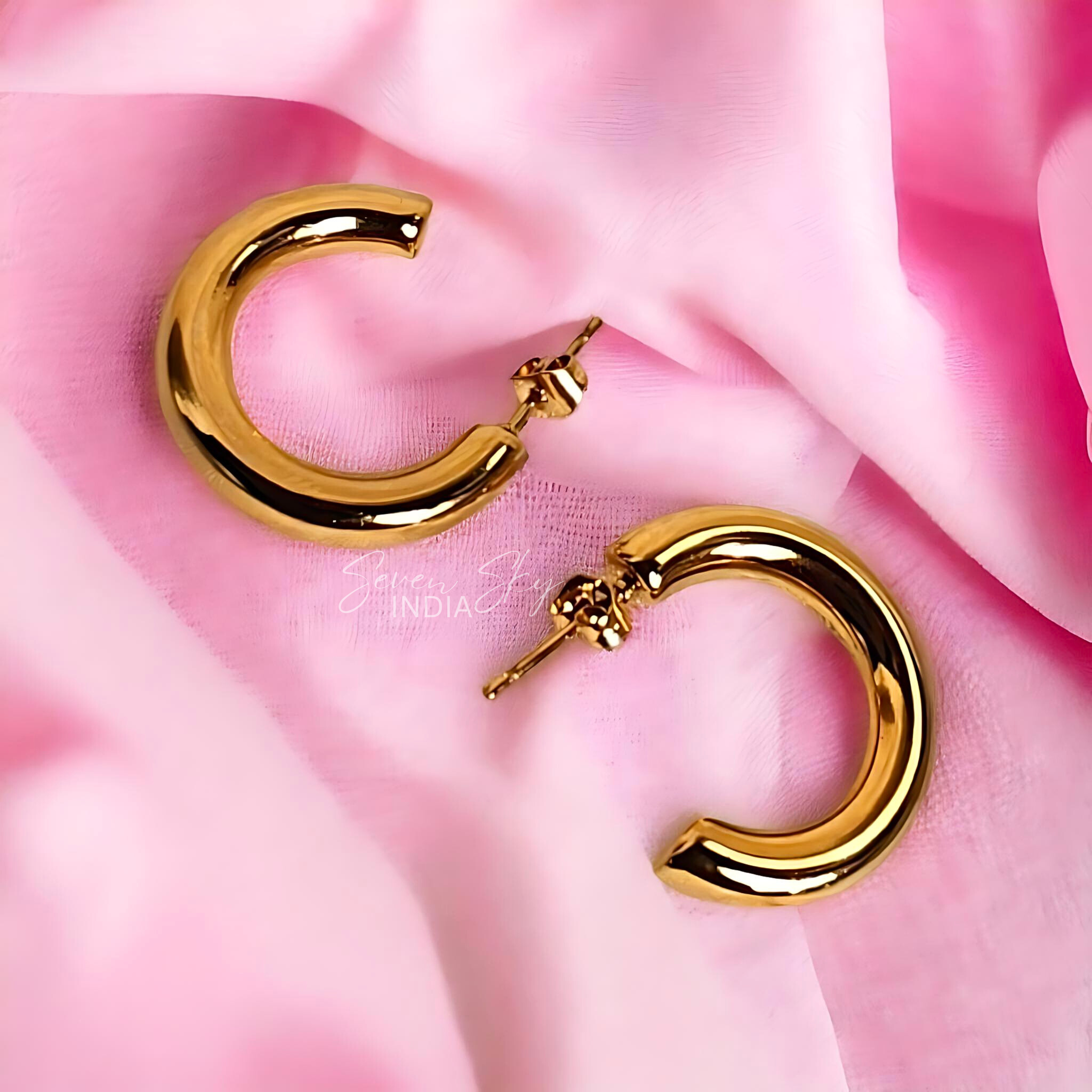 Gold Hoop Earrings