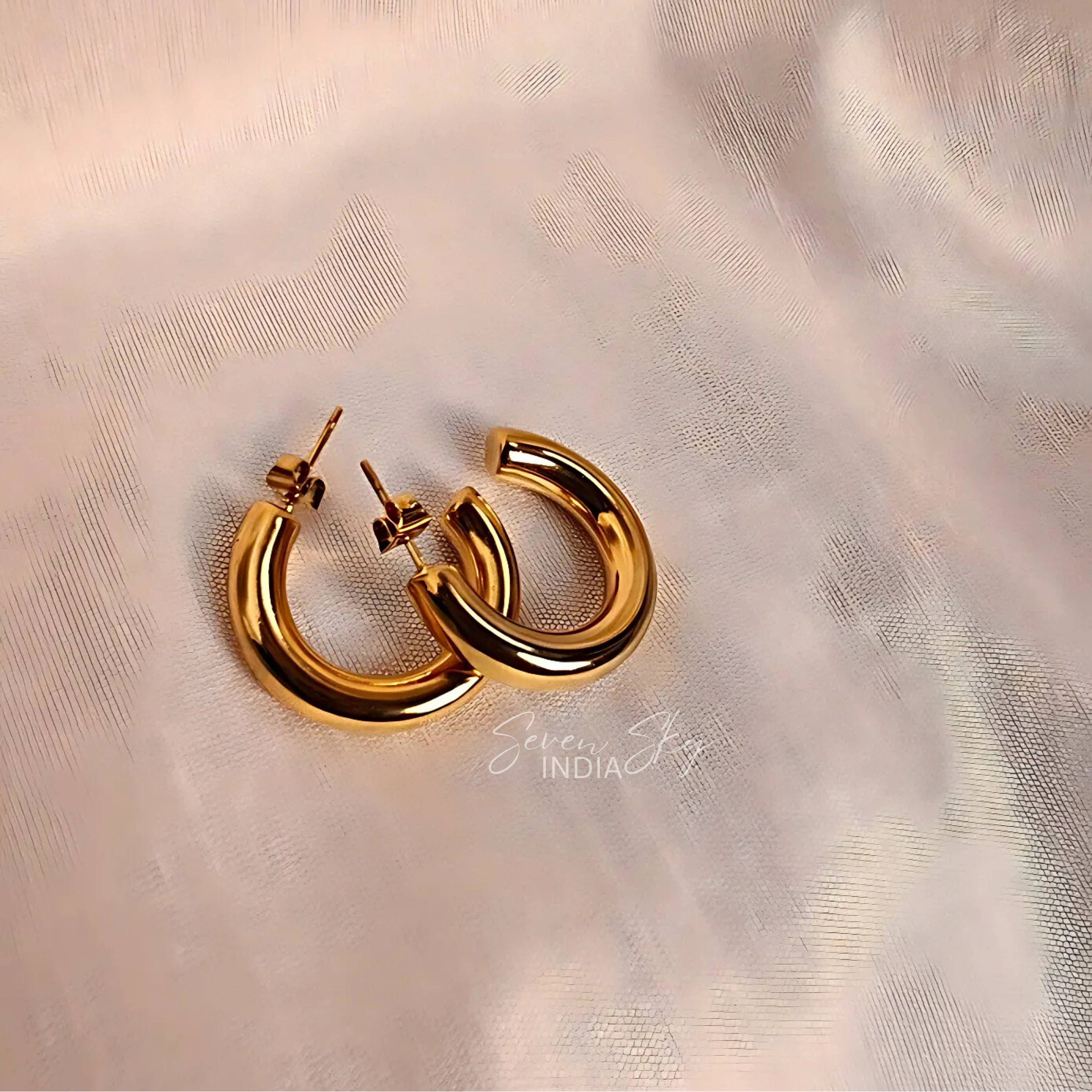 Gold Hoop Earrings