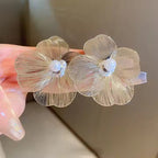 Flower Shaped Pearl Earrings