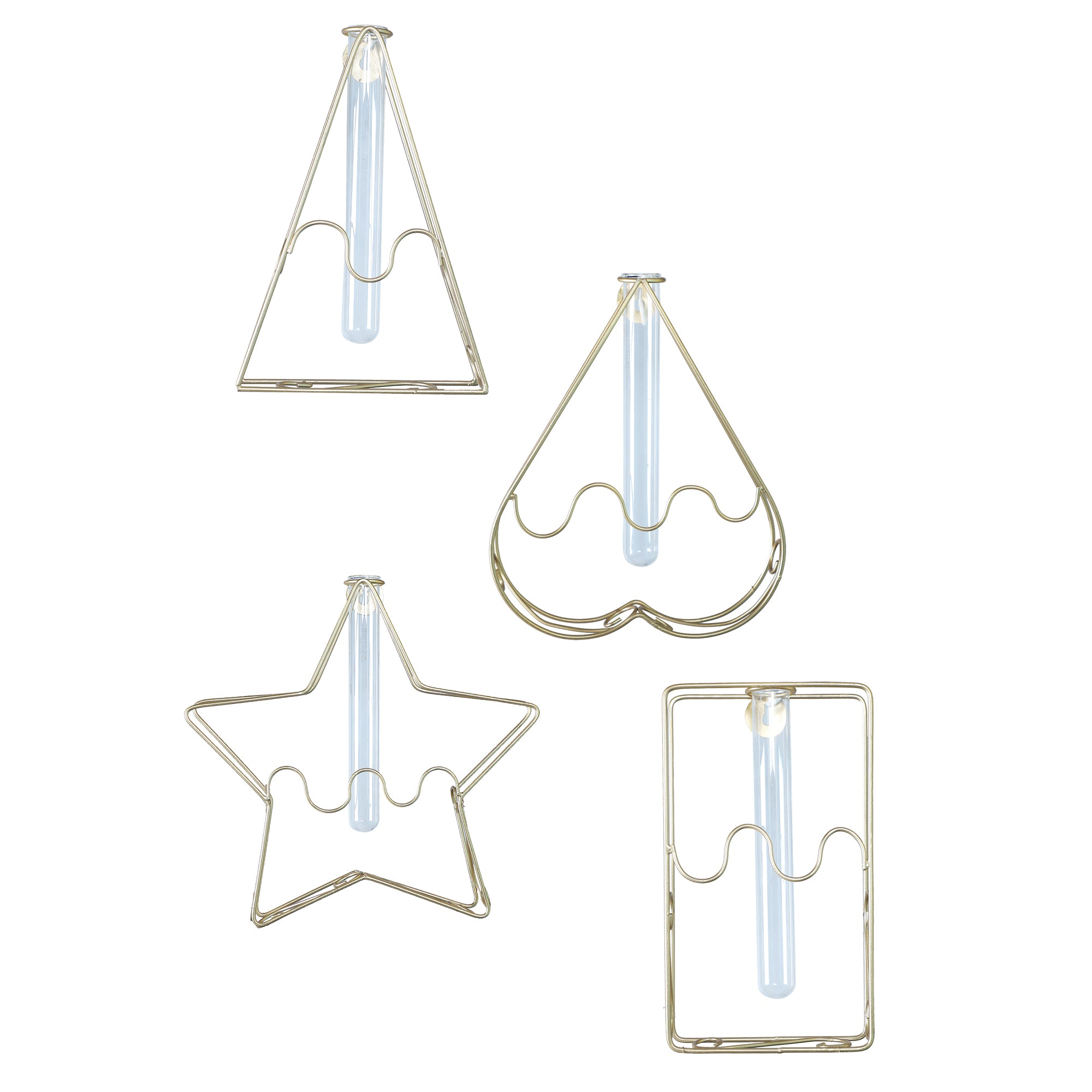 Amaya Decors Test Tube Wall Table Planter Set of 4