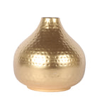 Amaya Decors Gold Hamered Flower Pot