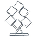 Amaya Decors Rectangular Grey Wine Rack for, 6 Bottles